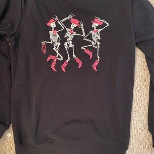 Cowboy skeleton sweatshirt